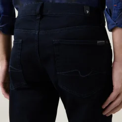 Slimmy Luxe Performance Tapered-Leg Jeans