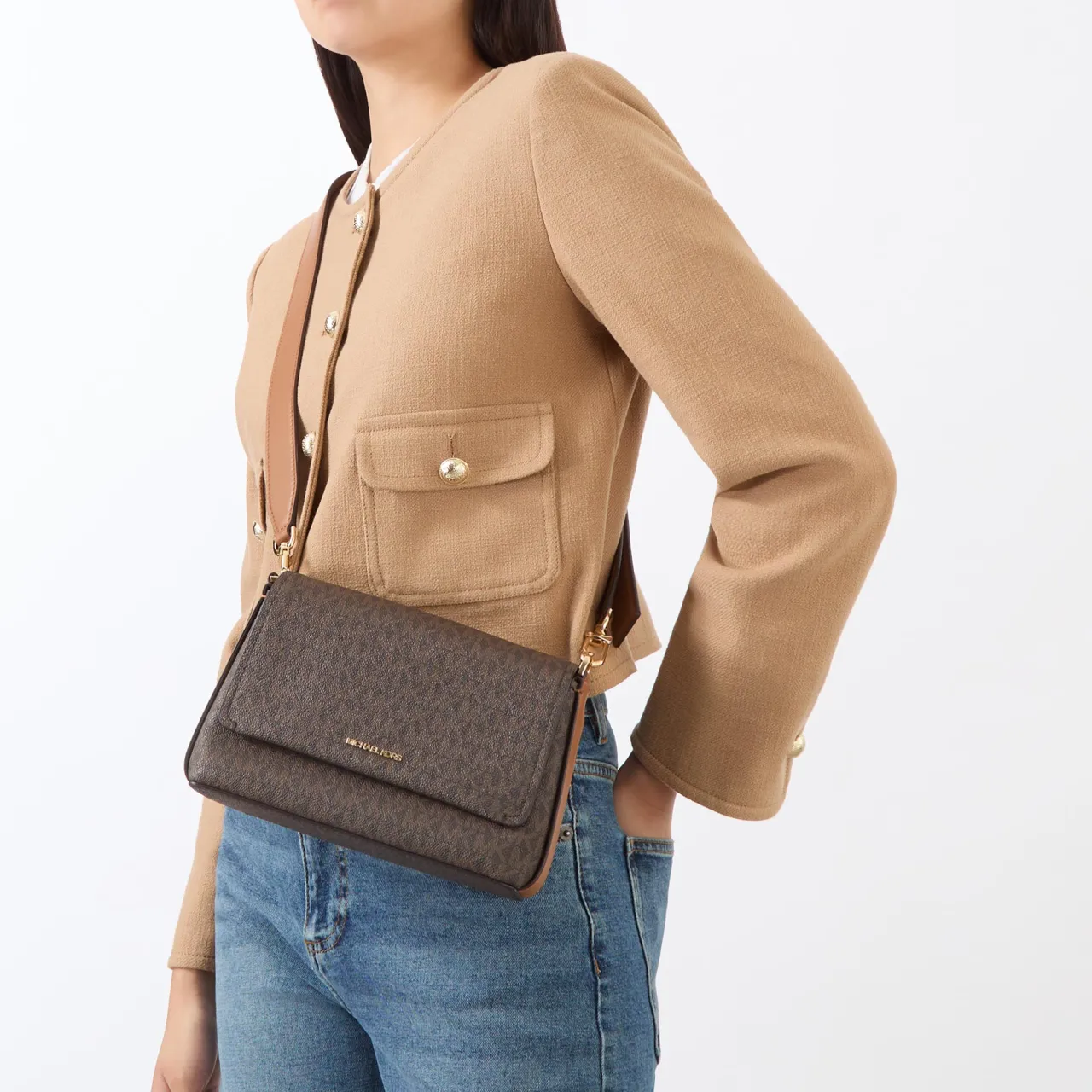 Discount MICHAEL MICHAEL KORS Small Messenger Crossbody Bag