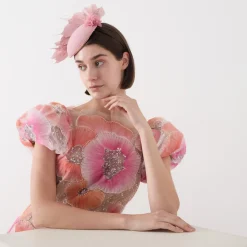 Fashion DEB FANNING Smartie Flower Feather Fascinator