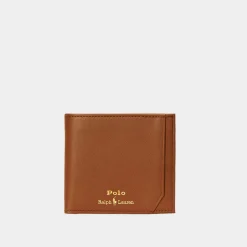 Smooth Leather Billfold Coin Wallet