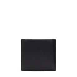 Smooth Leather Billfold Coin Wallet