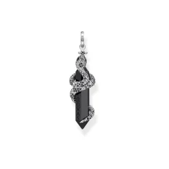 Online THOMAS SABO Snake & Crystal Sterling Silver Pendant
