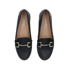 Snap Leather Loafers