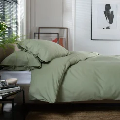 Online THE LYNDON COMPANY Soft Textured Duvet Set Green