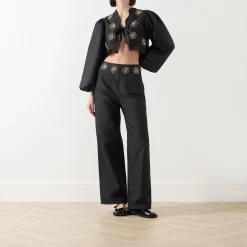 Discount SISTER JANE Sol De Noche Beaded Trousers