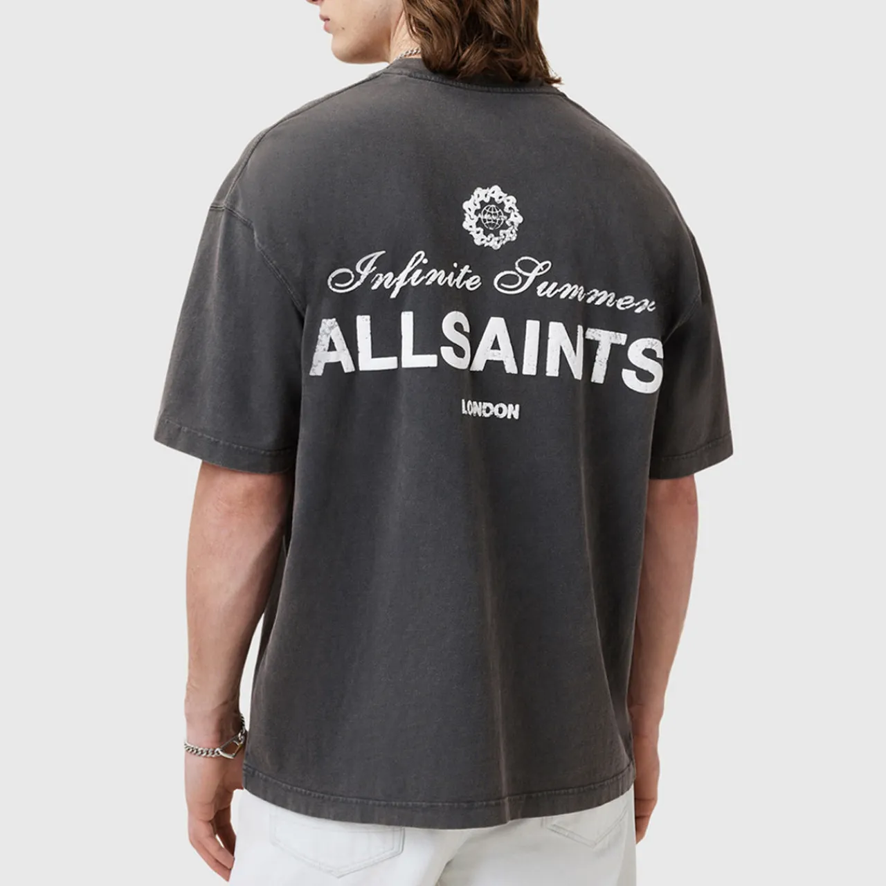 Sale ALLSAINTS Soleil Logo Oversized T-Shirt