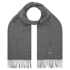Hot BARBOUR Solid Fringed Scarf