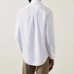 Solid Poplin Casual Shirt