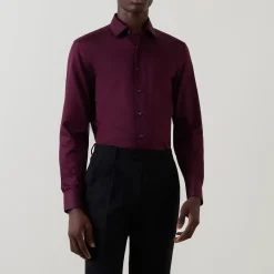 Outlet ETERNA Solid Single Cuff Shirt