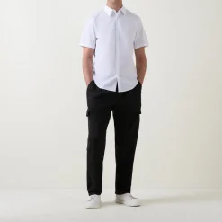 Hot CALVIN KLEIN Solid Stretch Casual Shirt