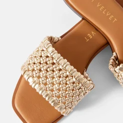 Sophie Woven Flat Sandals