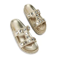 New CARVELA Sorella Embellished Flatform Sandals