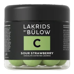 Sour Strawberry Chocolate Coated Liquorice 125g
