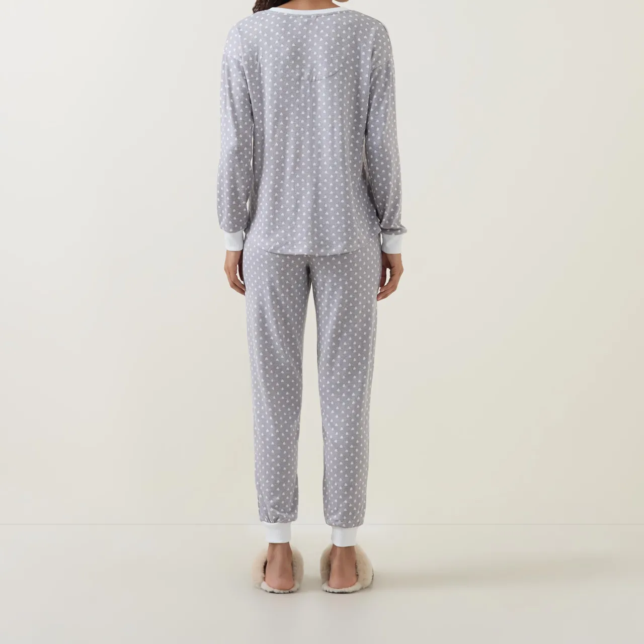 Hot KATE SPADE NEW YORK Spade Print Henley Pyjama Set