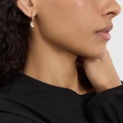 Sparkle Pavé Mini Hoops