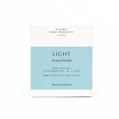 Fashion AROMAWORKS Spearmint & Lime Scented Candle 300g