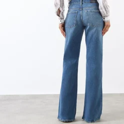 Sale 7 FOR ALL MANKIND Spencer Coated Flared Leg Jeans