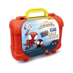 Outlet MULTIPRINT Spidey Plastic Case Colouring & Stamp Set