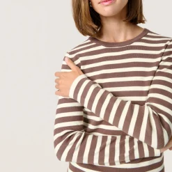 Sale SOAKED IN LUXURY Spina Striped Sweater