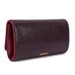 Spiral Embellished Clutch