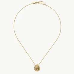 Spiral Mini Pendant Chain Necklace