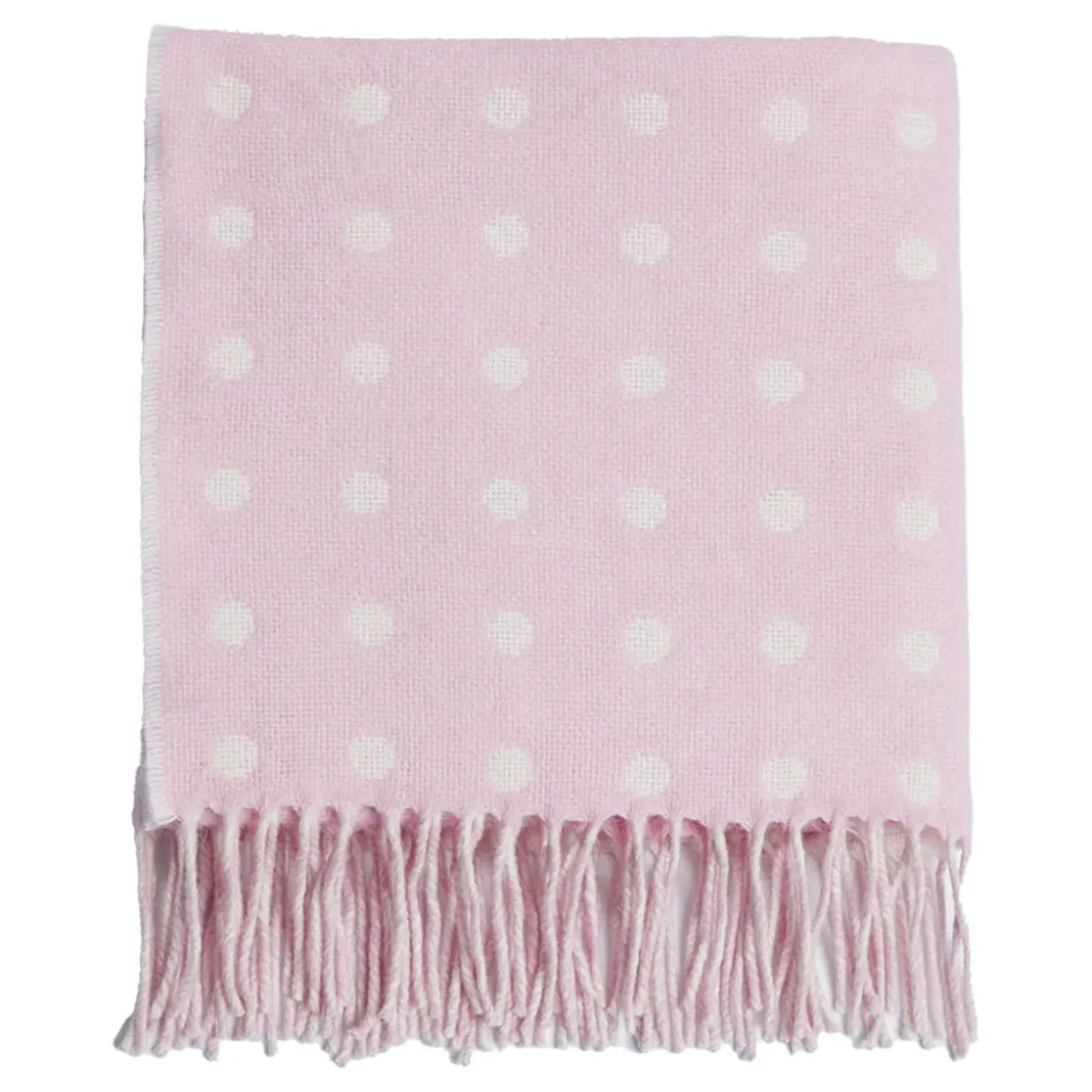 Spotted Baby Blanket Pink