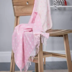 Spotted Baby Blanket Pink