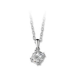 Square Drop Pendant Necklace