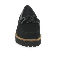 Squeeze Chain-Detail Loafers