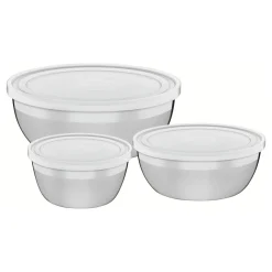 Stainless Steel Containers Three-Piece Set