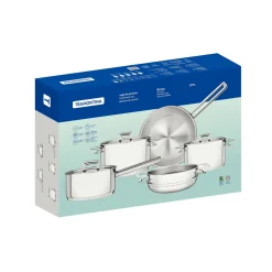 Stainless Steel Five-Piece Cookware Set