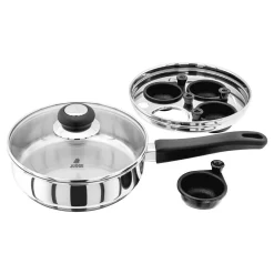 Stainless Steel Four Hole Egg Poacher