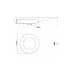 Online TRAMONTINA Stainless Steel Non-Stick Frying Pan 26cm