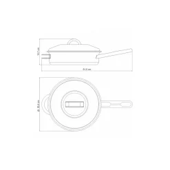 Best TRAMONTINA Stainless Steel Saute Pan with Handles 28cm