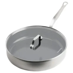 New MAUVIEL Stainless Steel Skillet 28cm