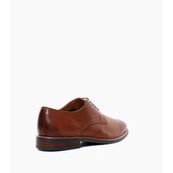 Stanleyy Natural Wood Sole Gibson Wide Fit Shoes