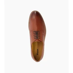 Stanleyy Natural Wood Sole Gibson Wide Fit Shoes