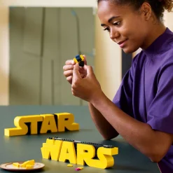 Star Wars™ Brick-Built Star Wars Logo Sign