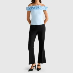 Stephanie Ruffle Bustier Top