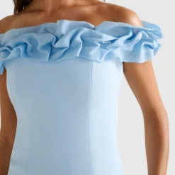 Stephanie Ruffle Bustier Top