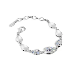 Best NEWBRIDGE SILVERWARE Stone Chain Bracelet