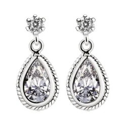 Hot NEWBRIDGE SILVERWARE Stone Drop Earrings