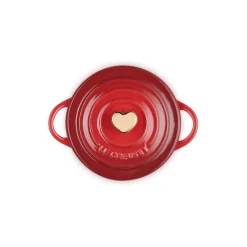 Stoneware Heart Knob Petite Casserole 10cm