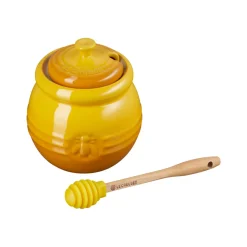 Online LE CREUSET Stoneware Honey Pot and Dipper