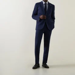 Straight Leg Suit Trousers