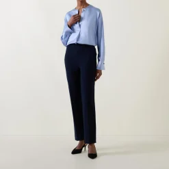 Straight-Leg Trousers