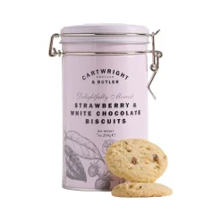 Discount CARTWRIGHT & BUTLER Strawberry & White Chocolate Biscuits 200g