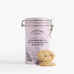 Discount CARTWRIGHT & BUTLER Strawberry & White Chocolate Biscuits 200g