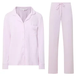 Stretch Rib Long Pyjama Set