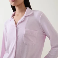 Stretch Rib Long Pyjama Set